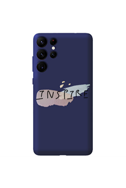 Other Samsung S22 Ultra Inspire Dark blue Colored Silicone TPU Θήκη
