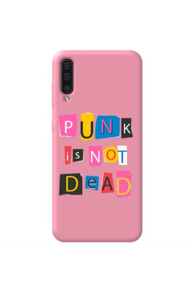 Other Samsung A70 Punk is not Dead Pink Colored Silicone TPU Θήκη