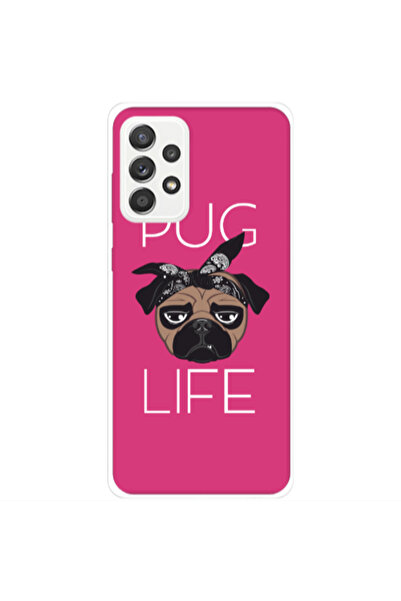 Other Samsung A33 Pug Life Fuchsia Colored Silicone TPU Θήκη