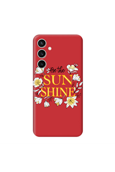 Other Samsung S24 Plus Sun Shine Red Colored Silicone TPU Θήκη