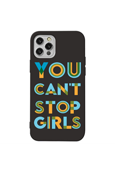 Other Apple iPhone 12 Pro Max You Cant Stop Girls Black Colored Silicone TPU ...