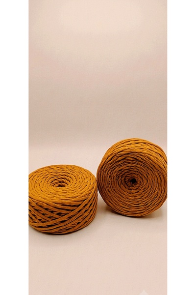 UMRA collection Combed Cotton Thread (300-400 Grams) Color-Mustard