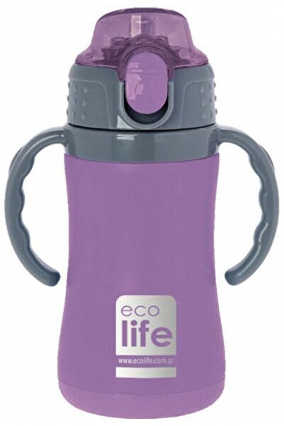 Ecolife Μεταλλικό Θερμός Παιδικό 300ml Λιλά (33-BO-2993)