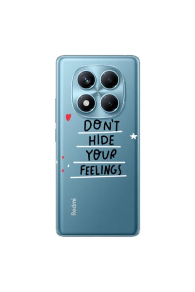 Other Xiaomi Redmi Note 14 Pro Dont Hide Your Feelings Transparent Silicone T...