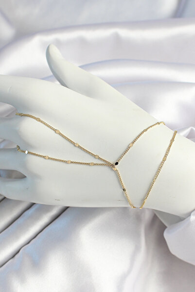 Lisinya Brass Gold Color Piecewise Crushed Şahmeran -
