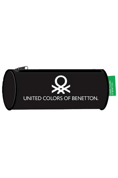 Benetton Μαύρη Κασετίνα United Colors of 20x6εκ. 1015F-9306K