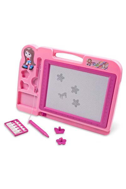 Z Store Tablă magnetică de desen roz 21x30cm - Set de artă pentru copii