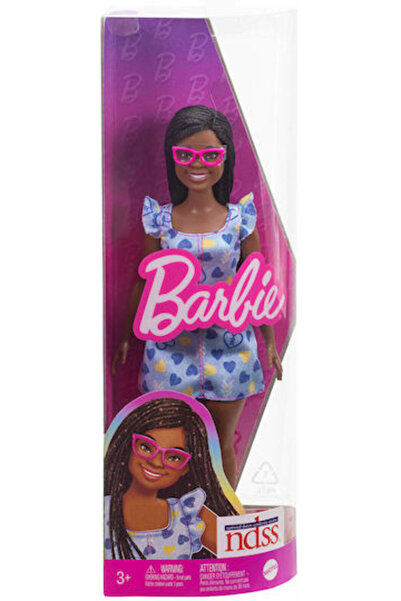 Barbie Κούκλα Fashionistas με Συνδρομή Ντάουν Σάιντραμπ, Σκούρο Δέρμα, για ηλ...