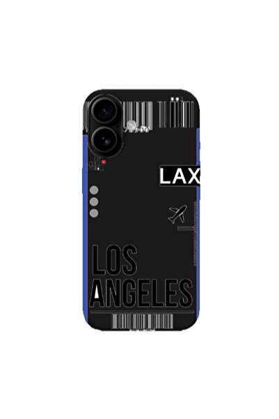 Other Apple Iphone 16 plus Los angeles Black Colored Silicone TPU Θήκη