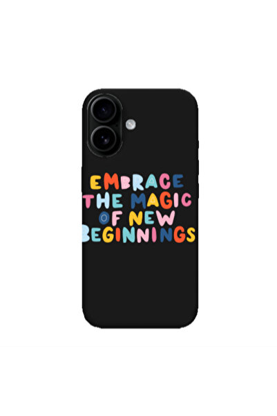 Other Apple Iphone 16 plus Embrace Black Colored Silicone TPU Θήκη