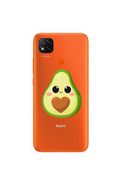 Other Xiaomi Redmi 9c Baby avocado Transparent Silicone TPU Θήκη