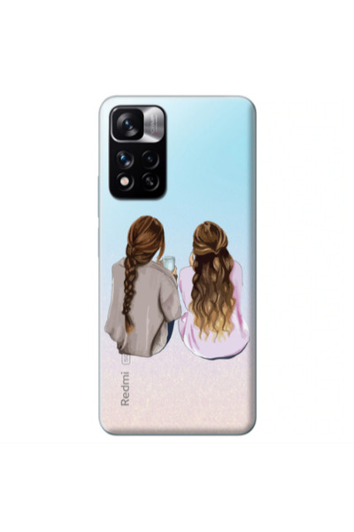 Other Xiaomi Redmi Note 11 Pro 5G Friends Transparent Silicone TPU Θήκη