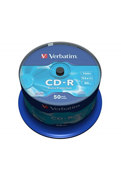 MC Micostore CD-R Verbatim 43351, 700MB / 80мин, 52x, комплект 50 бр.
