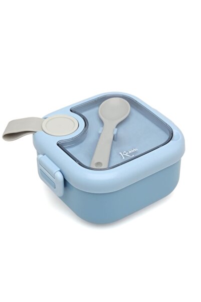 Kiokids Δοχείο φαγητού μπλε με κουτάλι 750ml.