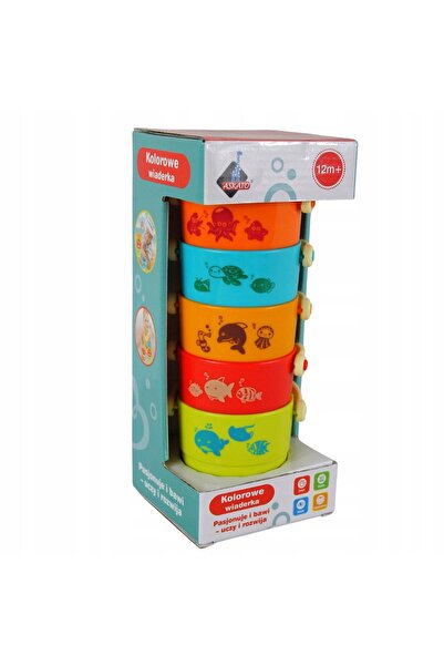 Askato Set 5 galetuse pentru bebelusi, Askato, 1an+, Multicolor