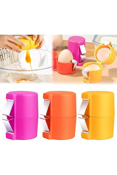 Arabest 3-Piece Egg Shell Opener, Raw Egg Cracker Tool for Quick Clean Shell ...