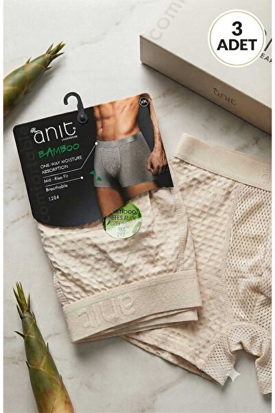 Funny Life Men's Bamboo Boxers - Special Texture, Breathable, One-Way Moistur...