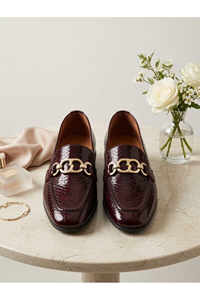 Kemal Aygün -Genuine Leather Women's Loafer Shoes