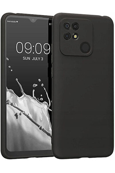 OEM Μαλακή Μαύρη Ματ Θήκη Πλάτης Σιλικόνης (Redmi 10C)