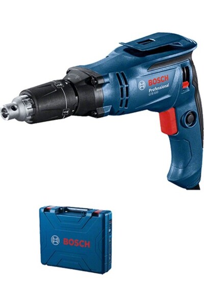 Bosch GTB 650 Alçipan Vidalama 650 Watt Güç, Mavi Renk ve Hafif Plastik Malze...