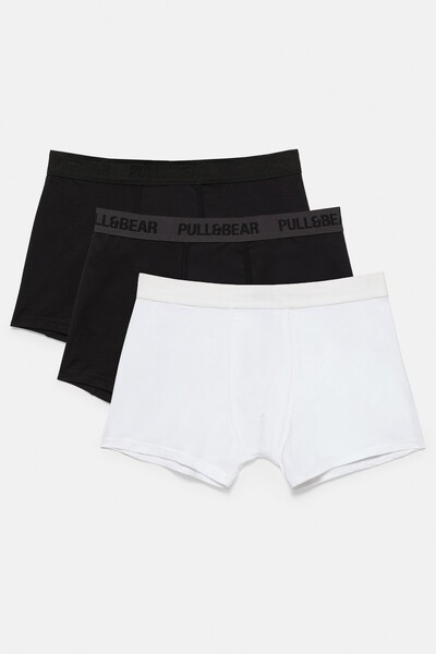 Pull & Bear 3'lü boxer seti