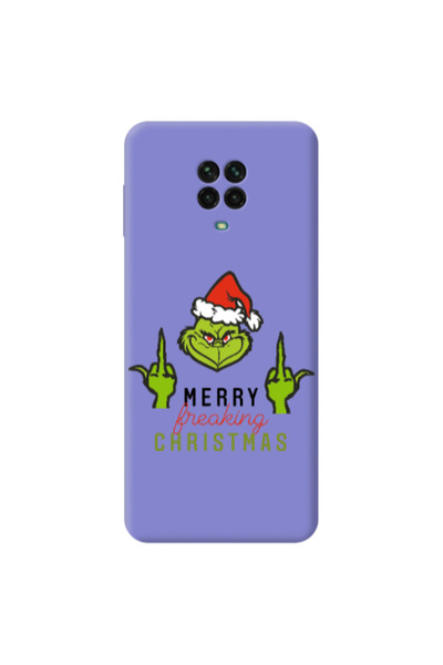 Other Xiaomi Redmi Note 9 Pro Merry Christmas44 Purple Colored Silicone TPU Θήκη