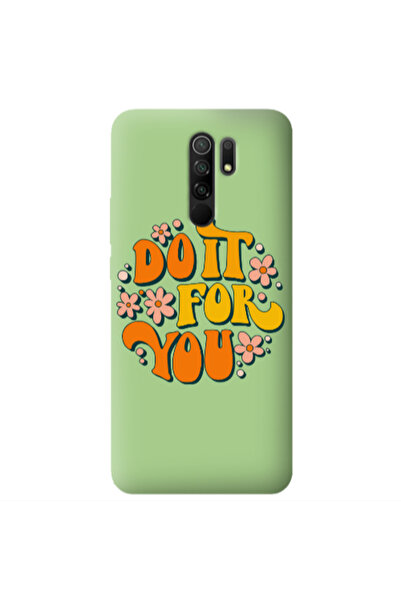 Other Xiaomi Redmi 9 Do it For You Light Green Colored Silicone TPU Θήκη