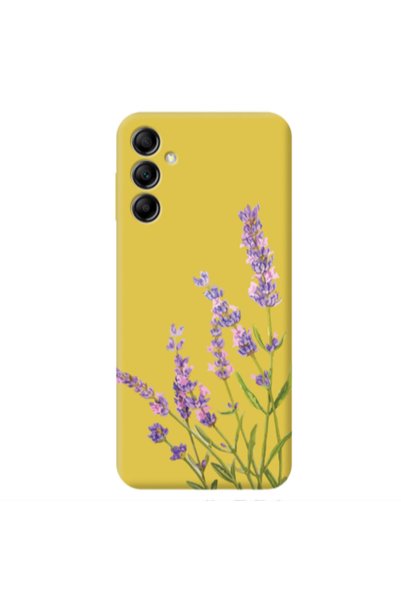 Other Samsung A14 5G Flowers 8 Yellow Colored Silicone TPU Θήκη