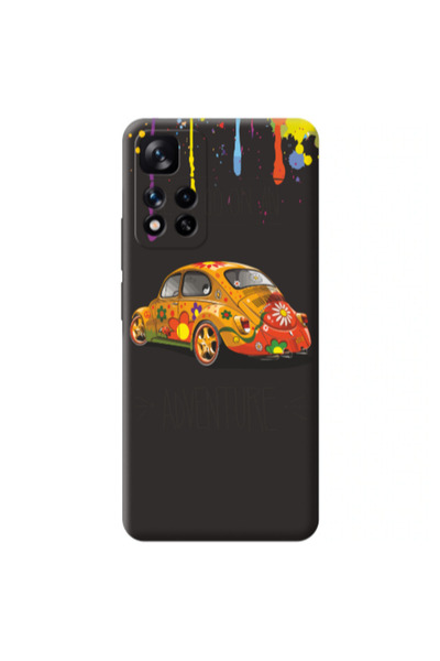Other Xiaomi Redmi Note 11 Pro 5G Adventure Black Colored Silicone TPU Θήκη