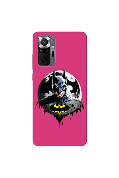 Other Xiaomi Redmi Note 10 Pro 4G Batman 3 Fuchsia Colored Silicone TPU Θήκη
