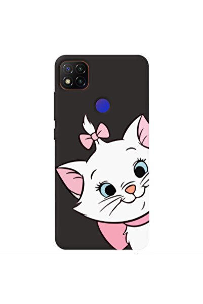 Other Xiaomi Redmi 9c I am here Black Colored Silicone TPU Θήκη