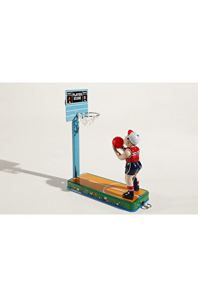 Blechfabrik Figurină retro din tablă, jucător de baschet 58120050