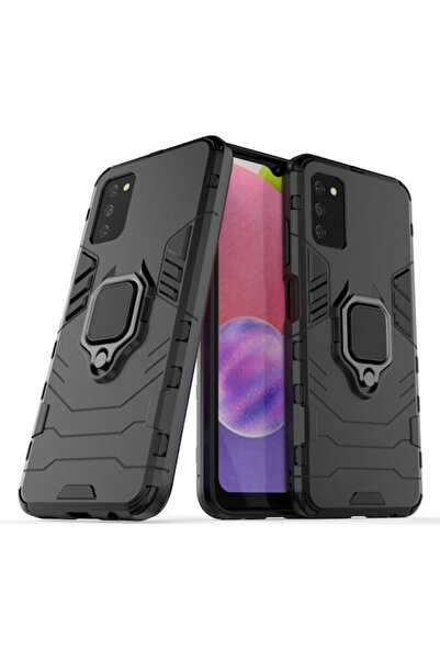 OEM Προστατευτική Πλαστική Μαύρη Πίσω Θήκη (Galaxy A03s) Κωδικός: 01SAM2369