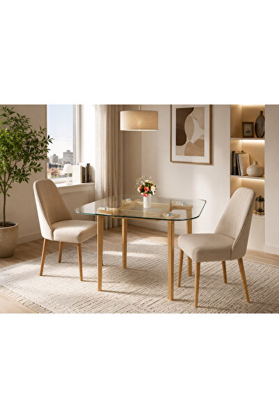 KLASS DEKOR Ceviz/ Meşe/ Beyaz/ Siyah TEMPERLİ CAM Masif Ahşap Balkon- Bahçe-...