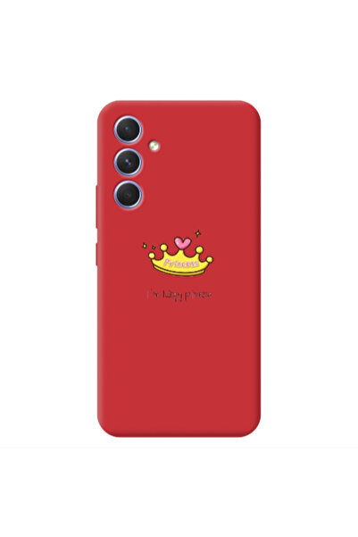 Other Samsung A35 Happy princess Red Colored Silicone TPU Θήκη