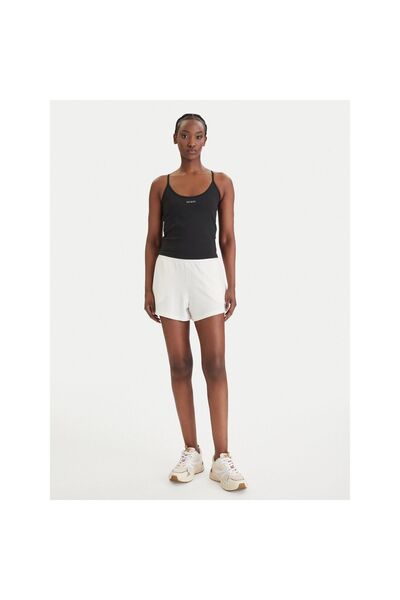 Guess Șorturi sport de damă O6GD02KCQP2 Alb
