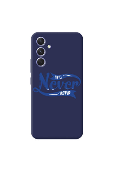 Other Samsung A56 I Will Never Grow Up Dark blue Colored Silicone TPU Θήκη