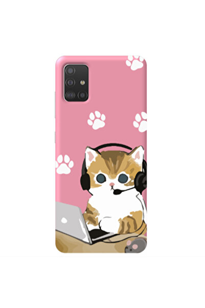 Other Samsung A51 Call Center Pink Colored Silicone TPU Θήκη