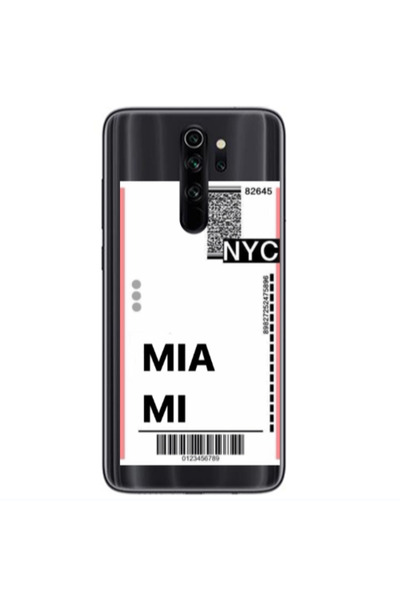 Other Xiaomi Redmi Note 8 Pro Miami NYC Transparent Silicone TPU Θήκη