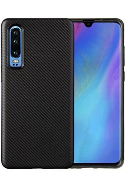 OEM Σειρά Προστατευτικό Πίσω Κάλυμμα Carbon Μαύρο (Huawei P30) Κωδικός: 01HUA...