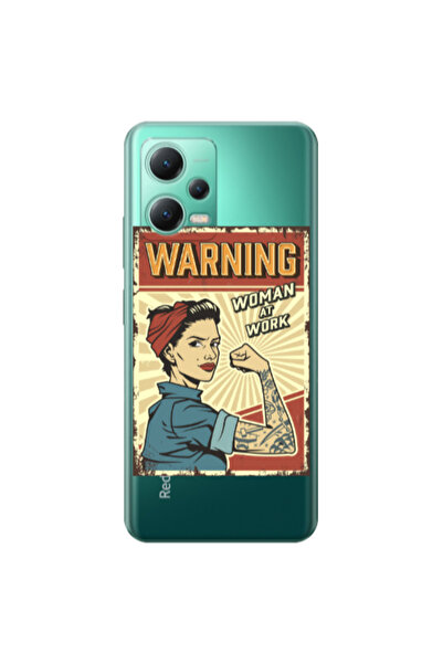 Other Xiaomi Redmi Note 12 Pro Plus 5G Woman at work Transparent Silicone TPU...