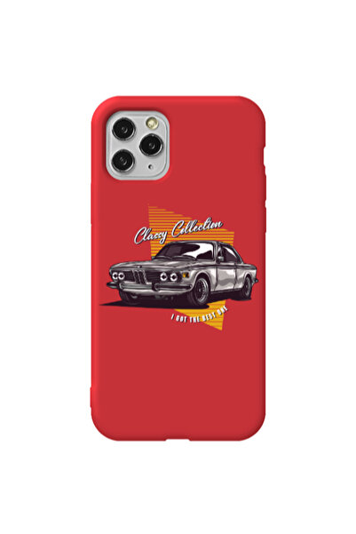 Other Apple iPhone 11 Pro Classy Collection Red Colored Silicone TPU Θήκη