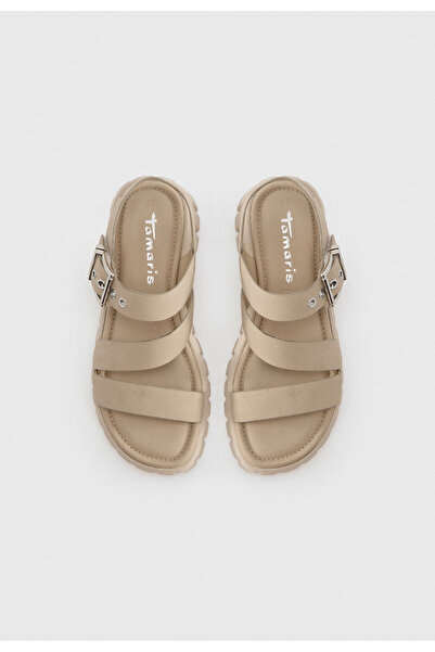 Tamaris Sandale dama Tamaris, bej, marimea 41, cu platforma