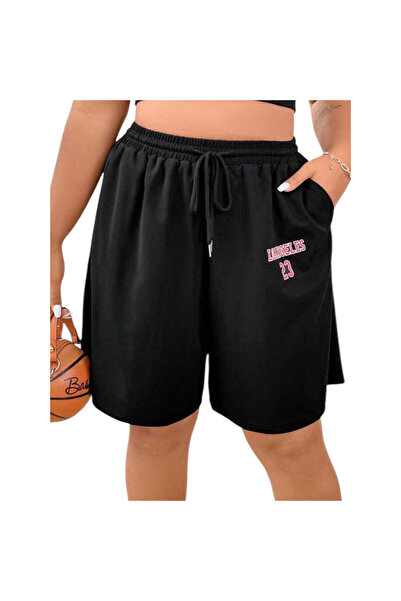 OEM Pantaloni dama, sport, negri, largi, 3XL
