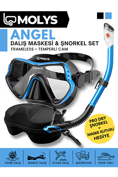 MOLYS ANGEL DALIŞ MASKESİ + ANTI FOG (BUĞU ÖNLEYİCİ FİLM) + PRO FULL DRY TAM ...