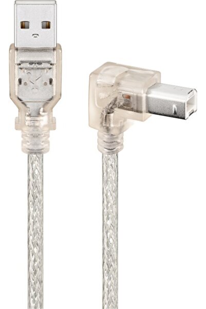 OEM Cablu USB 2.0 HI-SPEED 0.48Gbit/s tata tip A la USB 2.0 tata tip B 90 gra...
