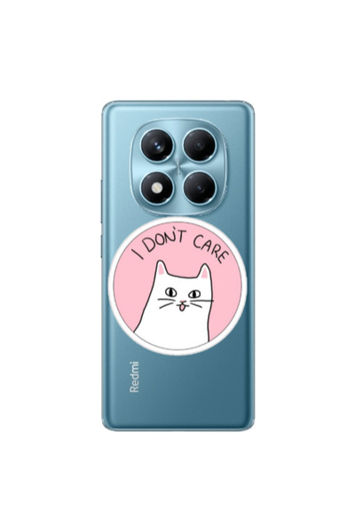 Other Xiaomi Redmi Note 14 Pro I dont Care Transparent Silicone TPU Θήκη