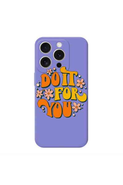 Other Apple Iphone 16 Pro Max Do it For You Purple Colored Silicone TPU Θήκη