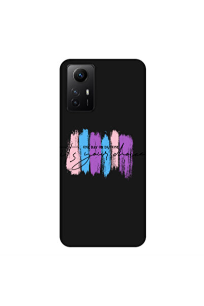 Other Xiaomi Redmi Note 12s One Day Or Day One Black Colored Silicone TPU Θήκη