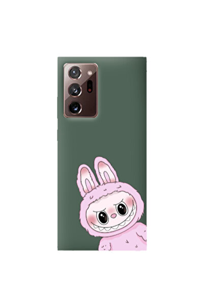 Other Samsung Note 20 Plus Labubu 6 Dark Green Colored Silicone TPU Θήκη